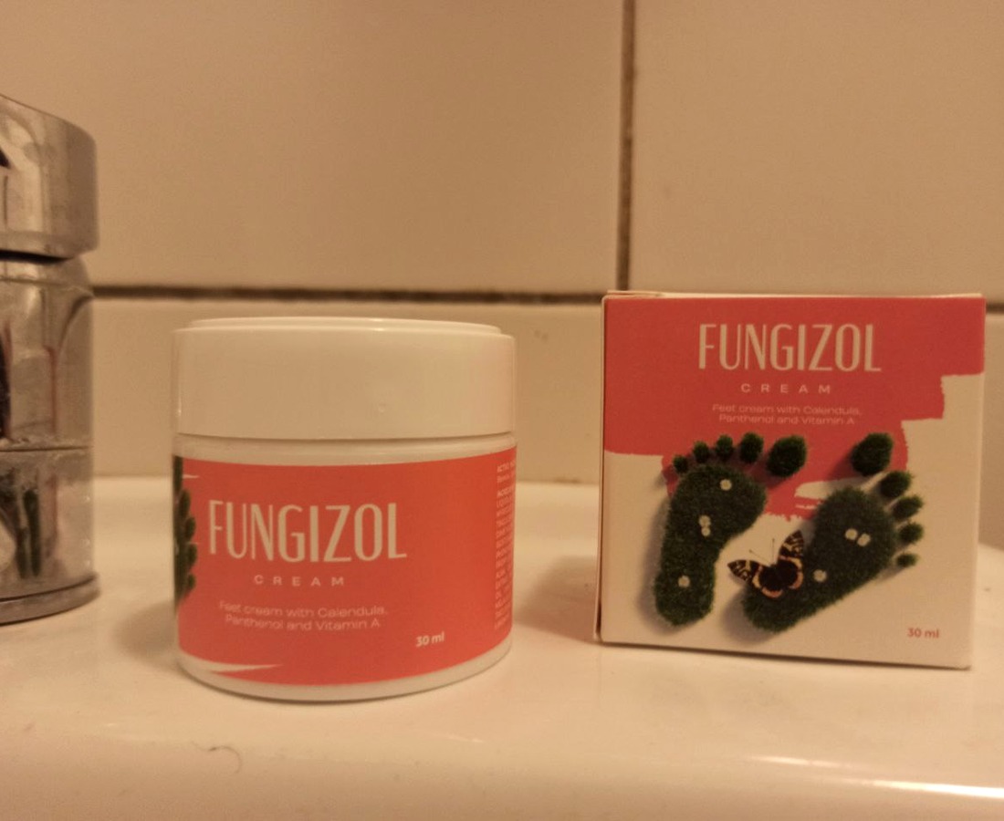 Fungizol tégely kézben